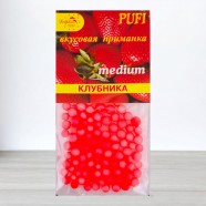 Пінопластова наживка Dolphin Pufi Міді, 6мм, Полуниця